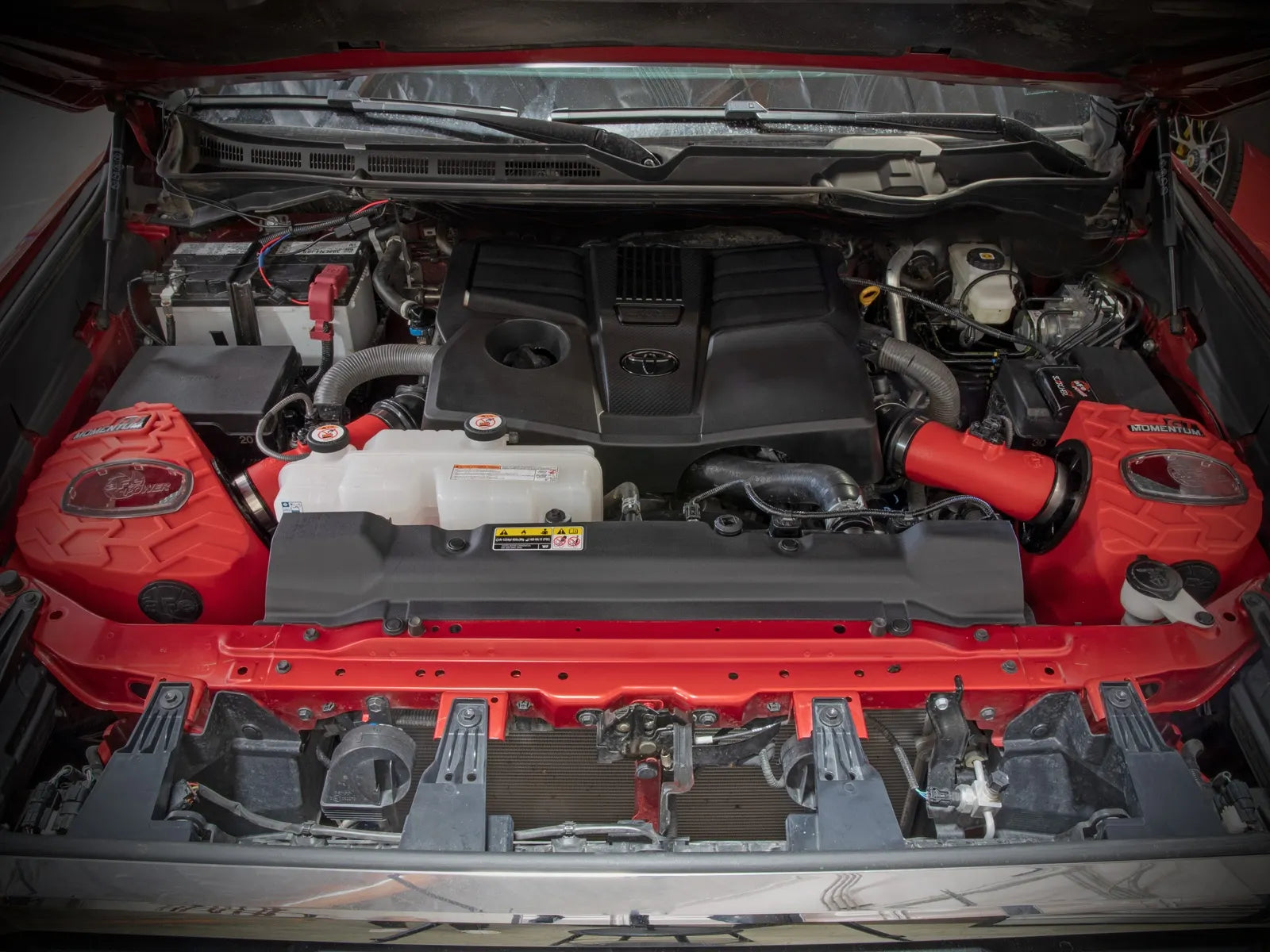 aFe Momentum GT w Pro DRY S, Red Edition– Toyota Tundra 3.5L Twin Turbo (22-26)