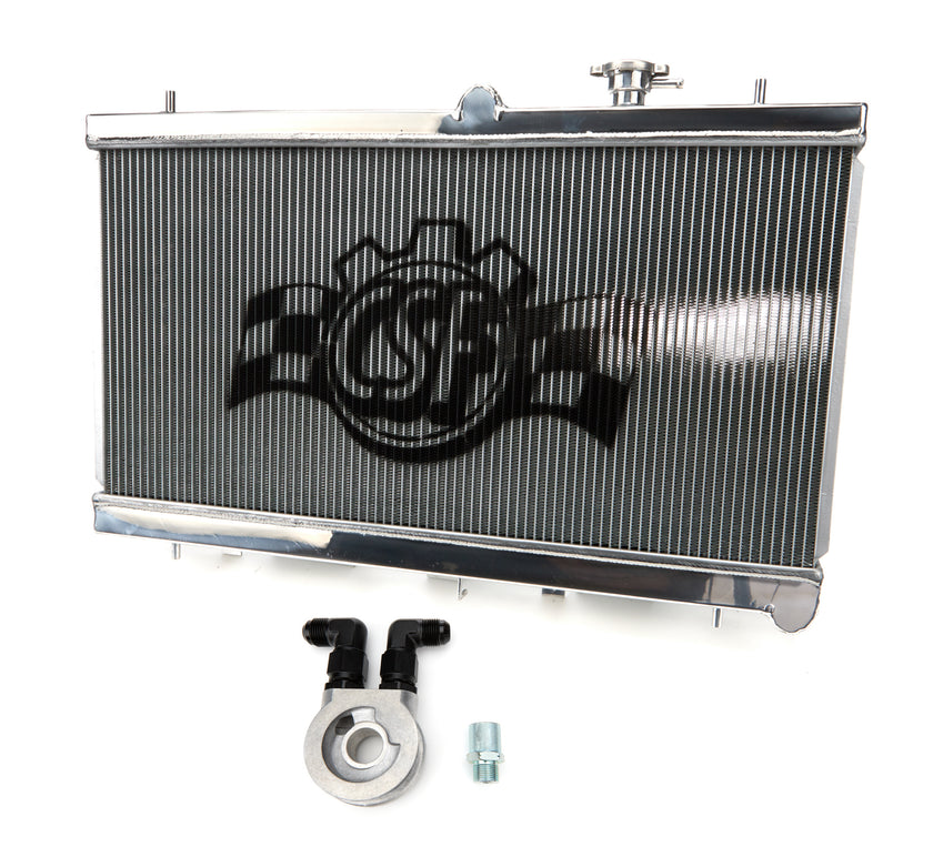 CSF All Aluminum Radiator with Oil Cooler - Subaru Impreza 2.5L- (02-07)