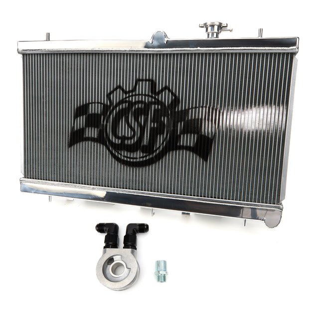 CSF All Aluminum Radiator with Oil Cooler - Subaru Impreza 2.5L- (02-07)