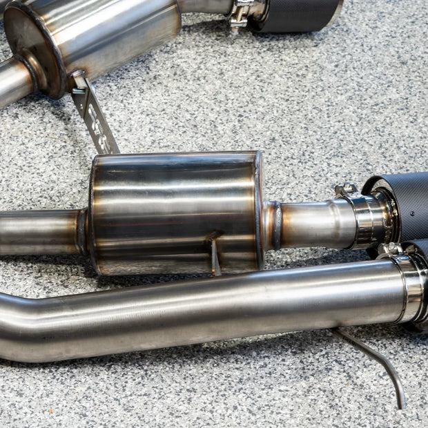 MBRP 2021+ BMW M3/M4 // (G80/G82)  3" Resonator Bypass & Axle-Back Exhaust